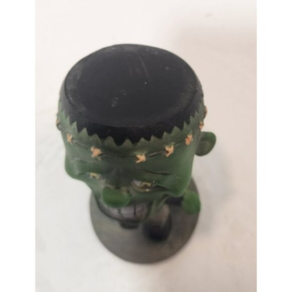 Vintage Frankenstein Monster Goofy Smile Ceramic Bobblehead Nodder Figurine - Picture 4 of 11